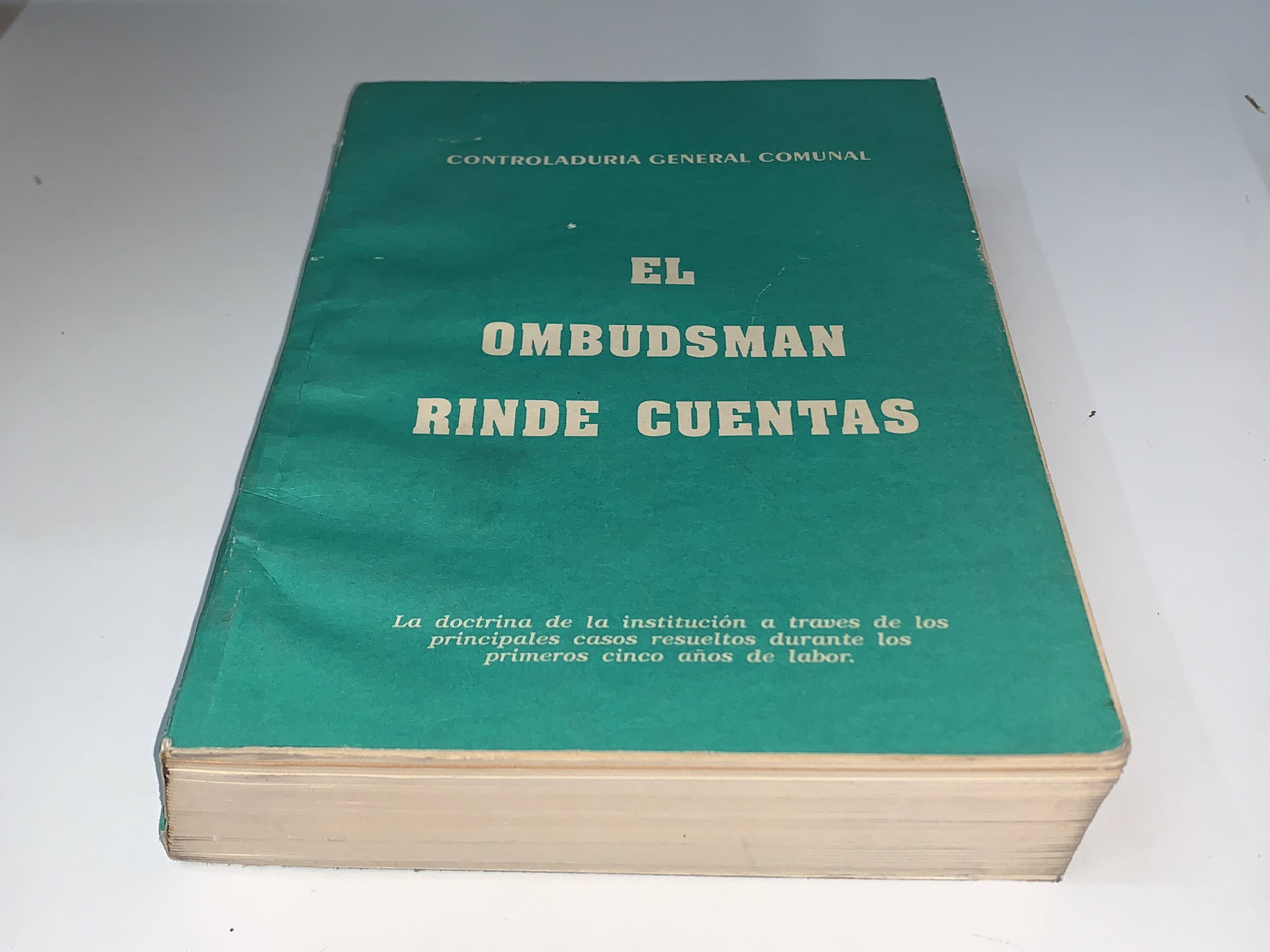El Ombudsman rinde cuentas