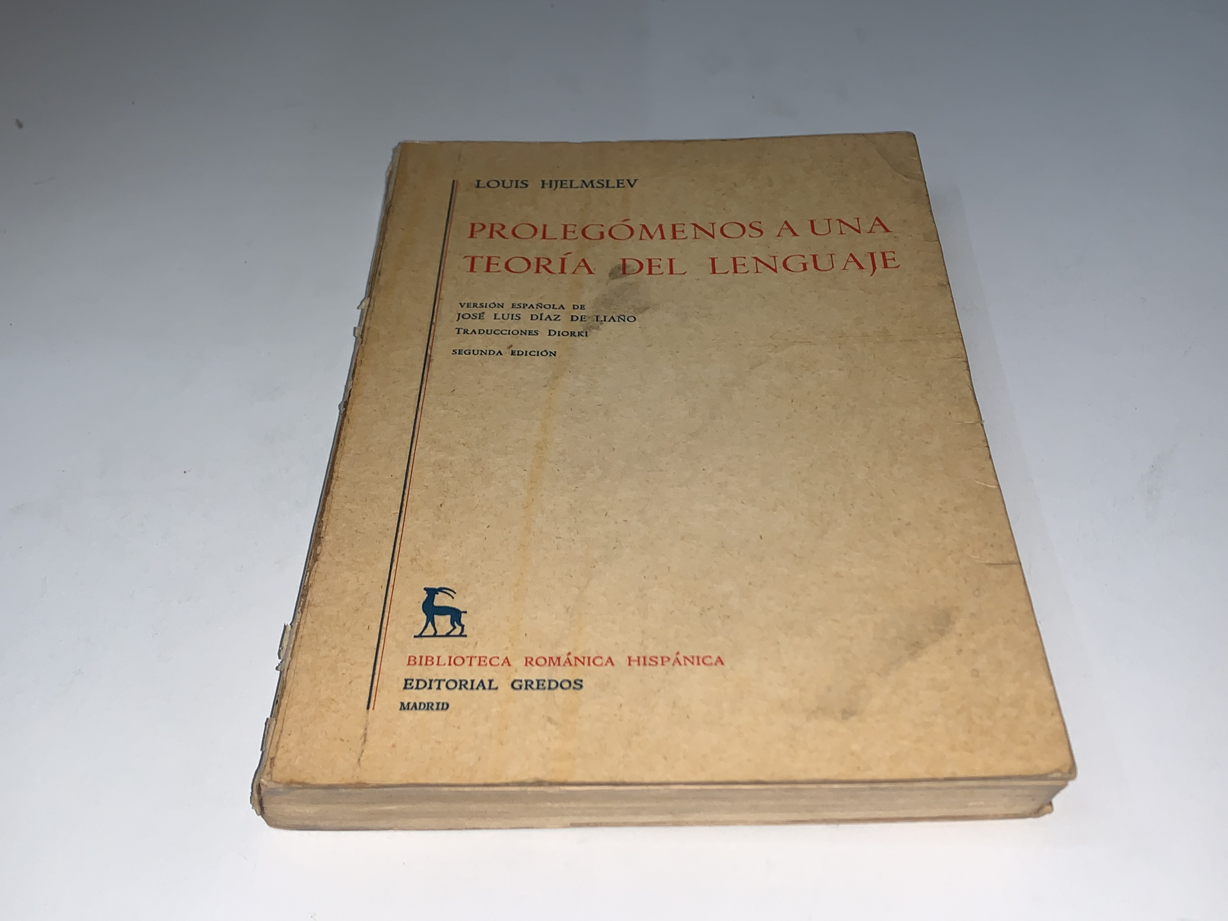 Prolegómenos a una teoría del lenguaje