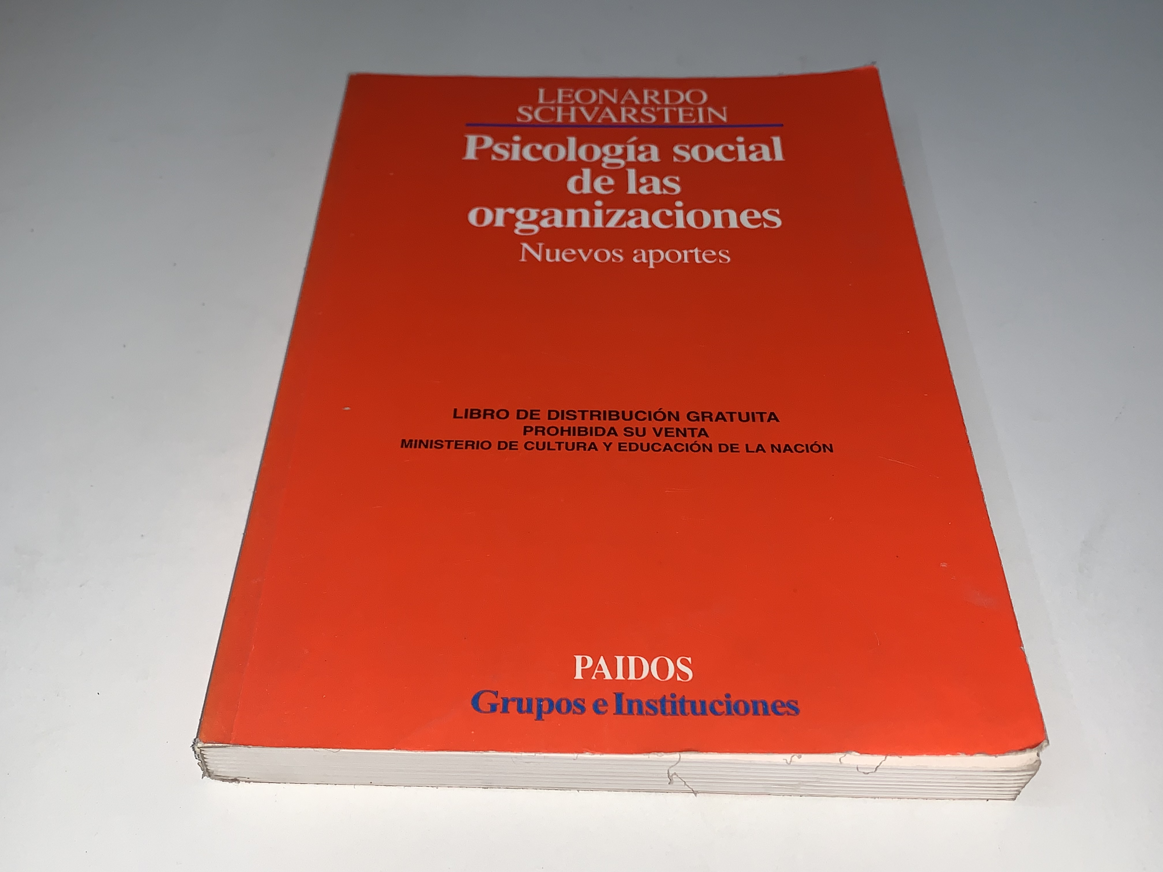Psicología social de las organizaciones