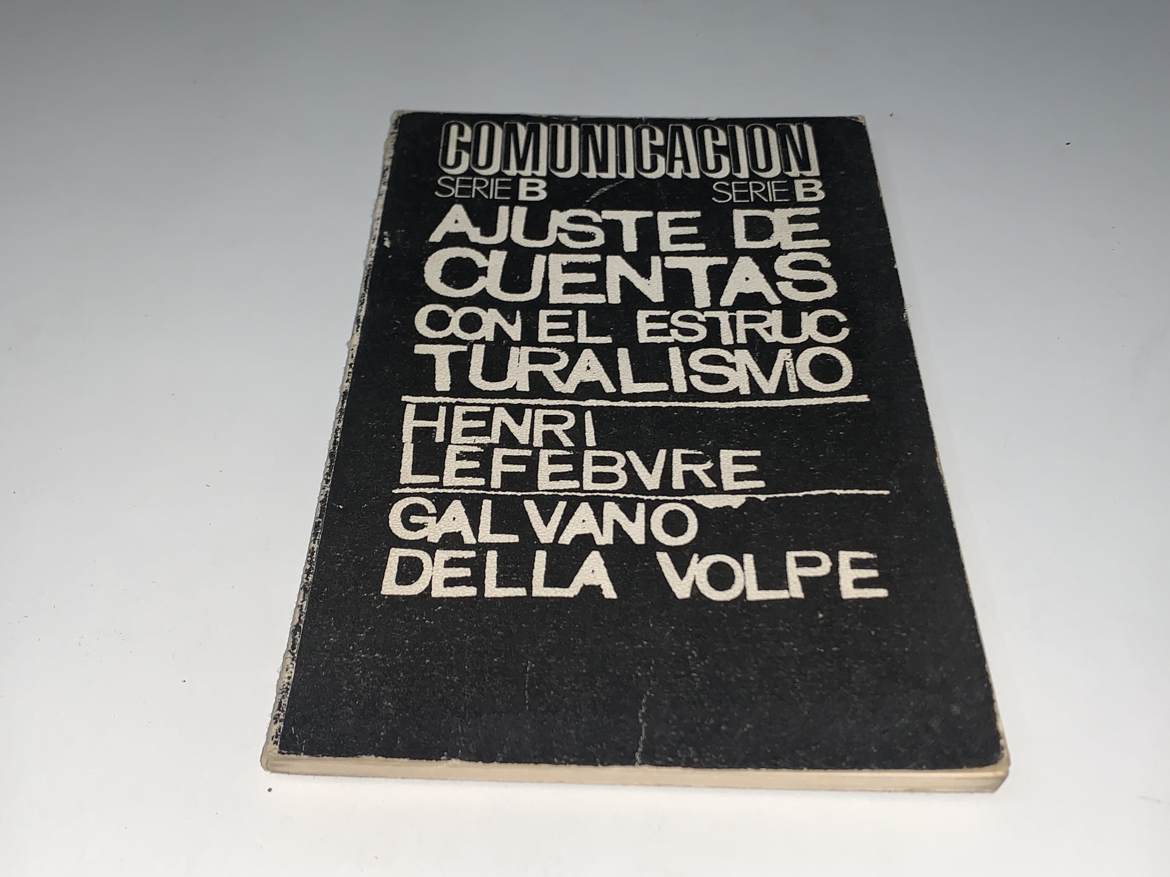 Ajuste de cuentas con el estructuralismo