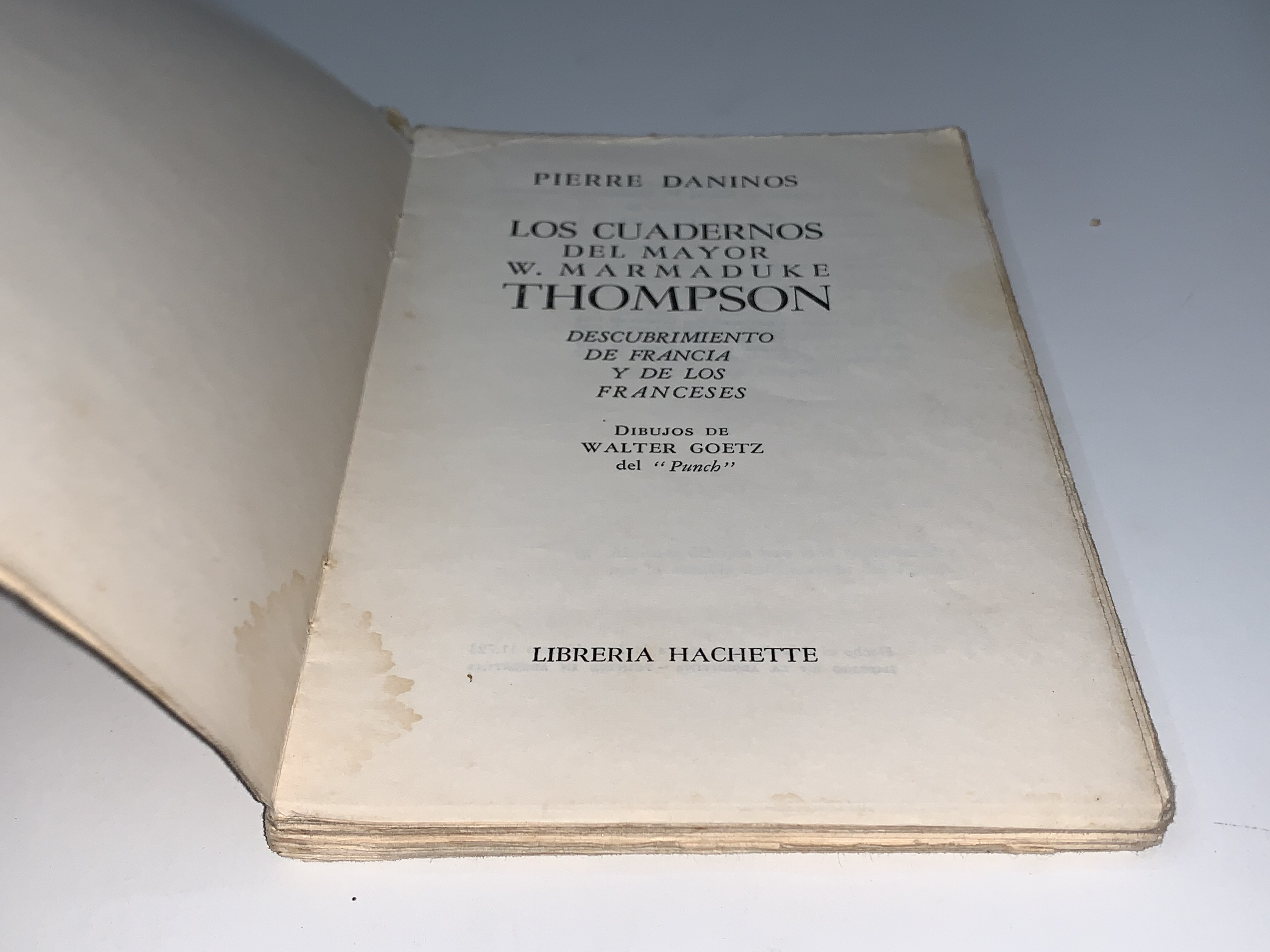 Los cuadernos del mayor W. Armaduke Thompson