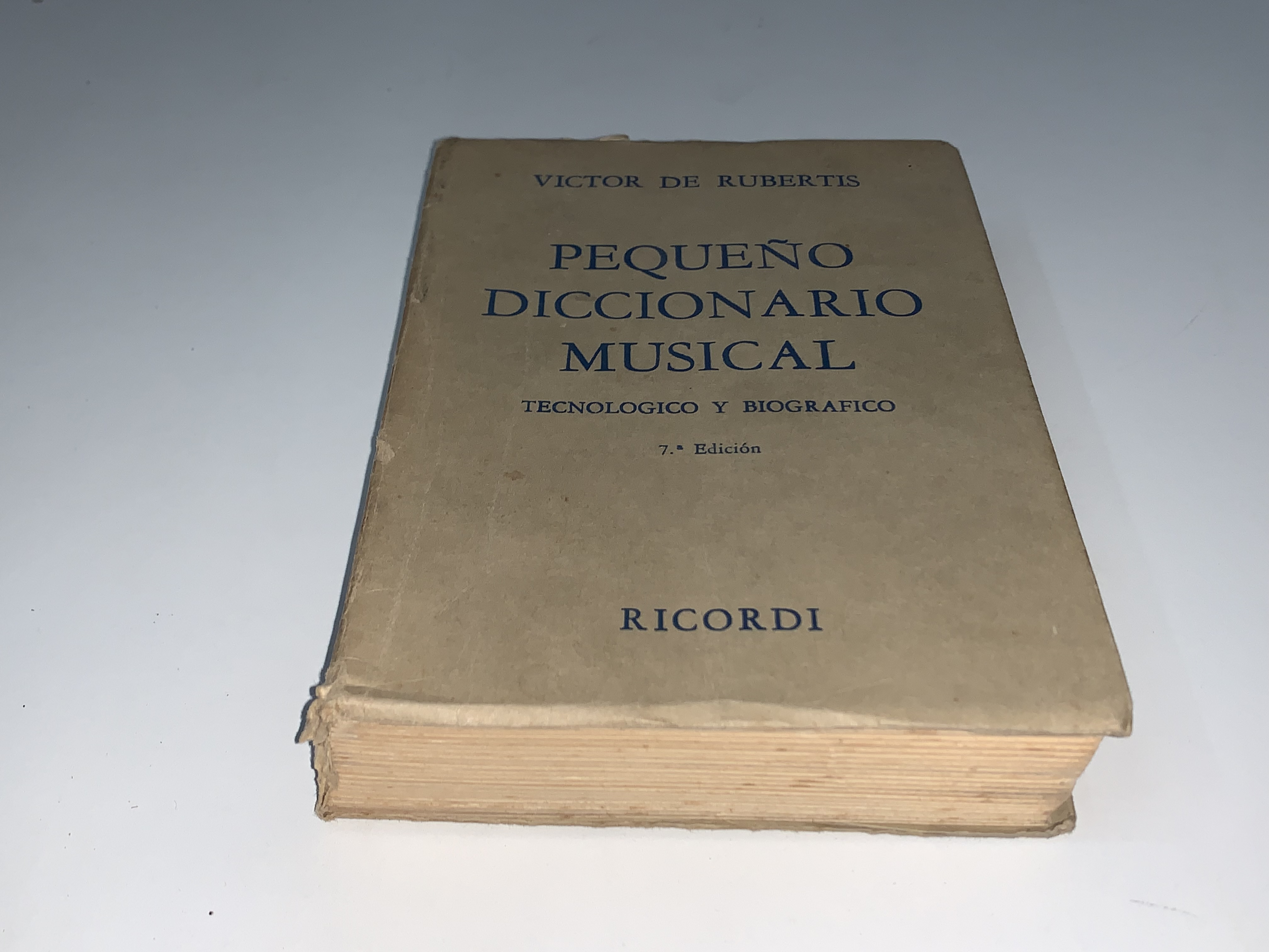 Pequeño diccionario musical