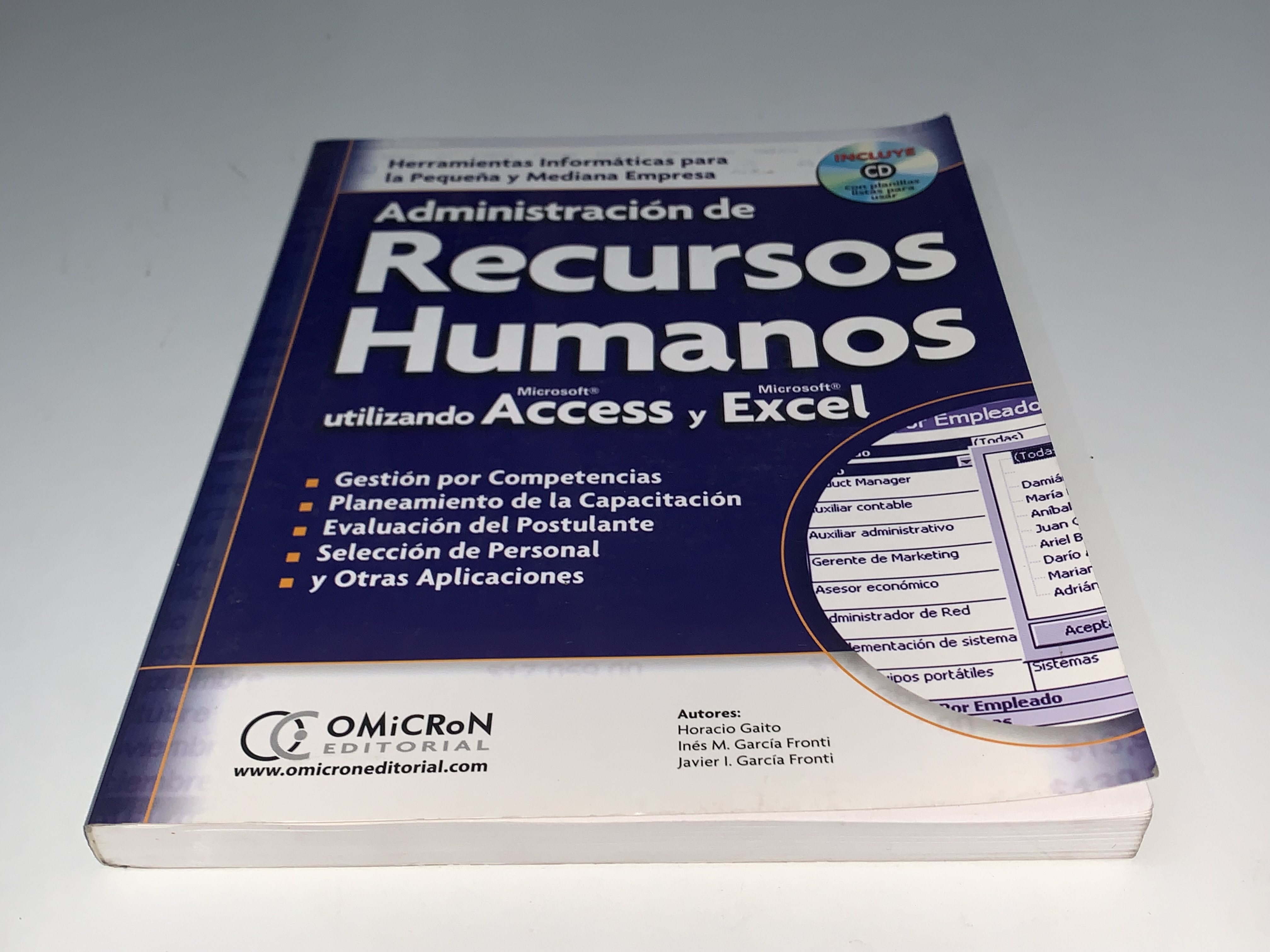Administración de Recursos Humanos utilizando Access y Excel