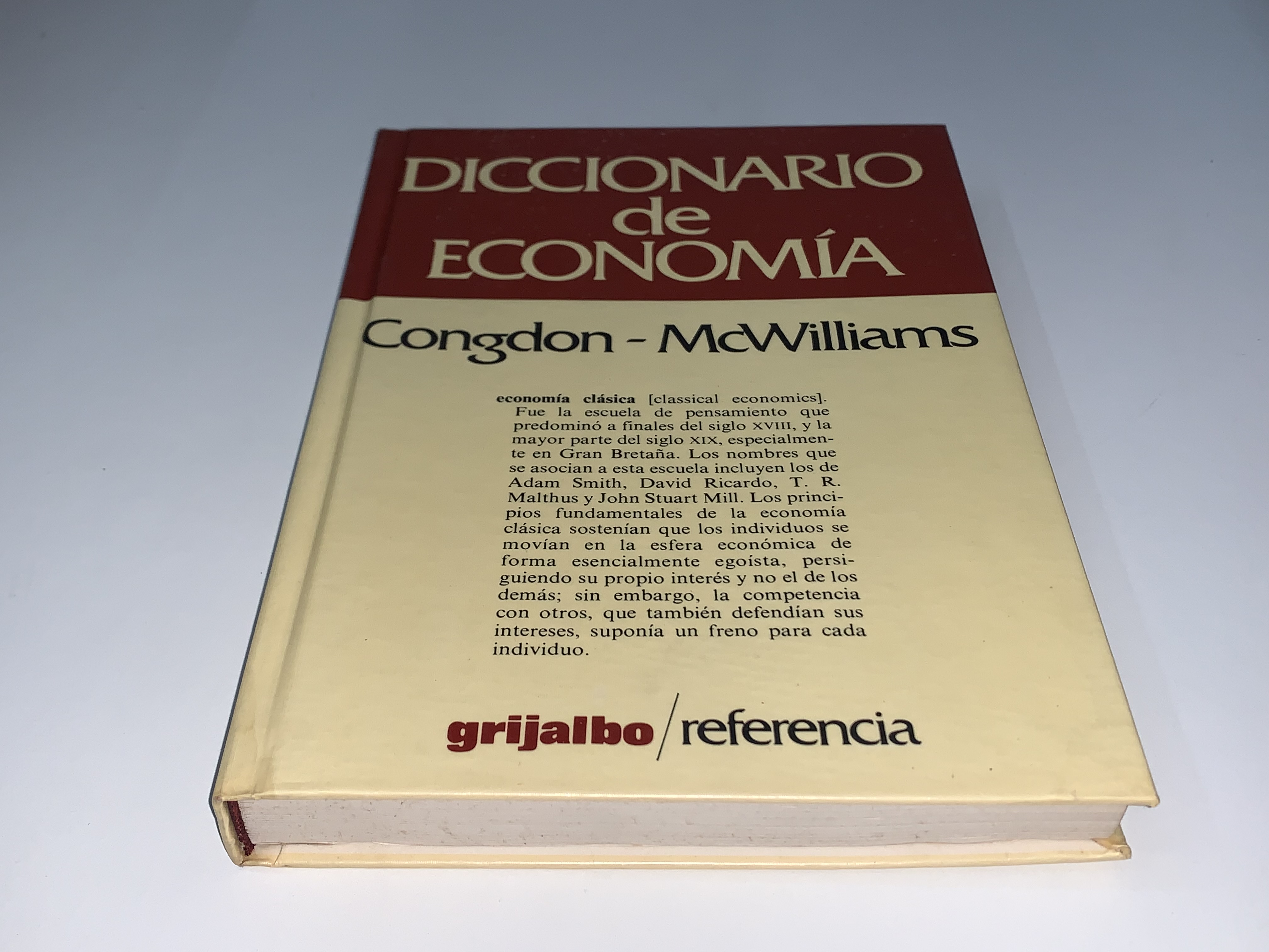 Diccionario de economía