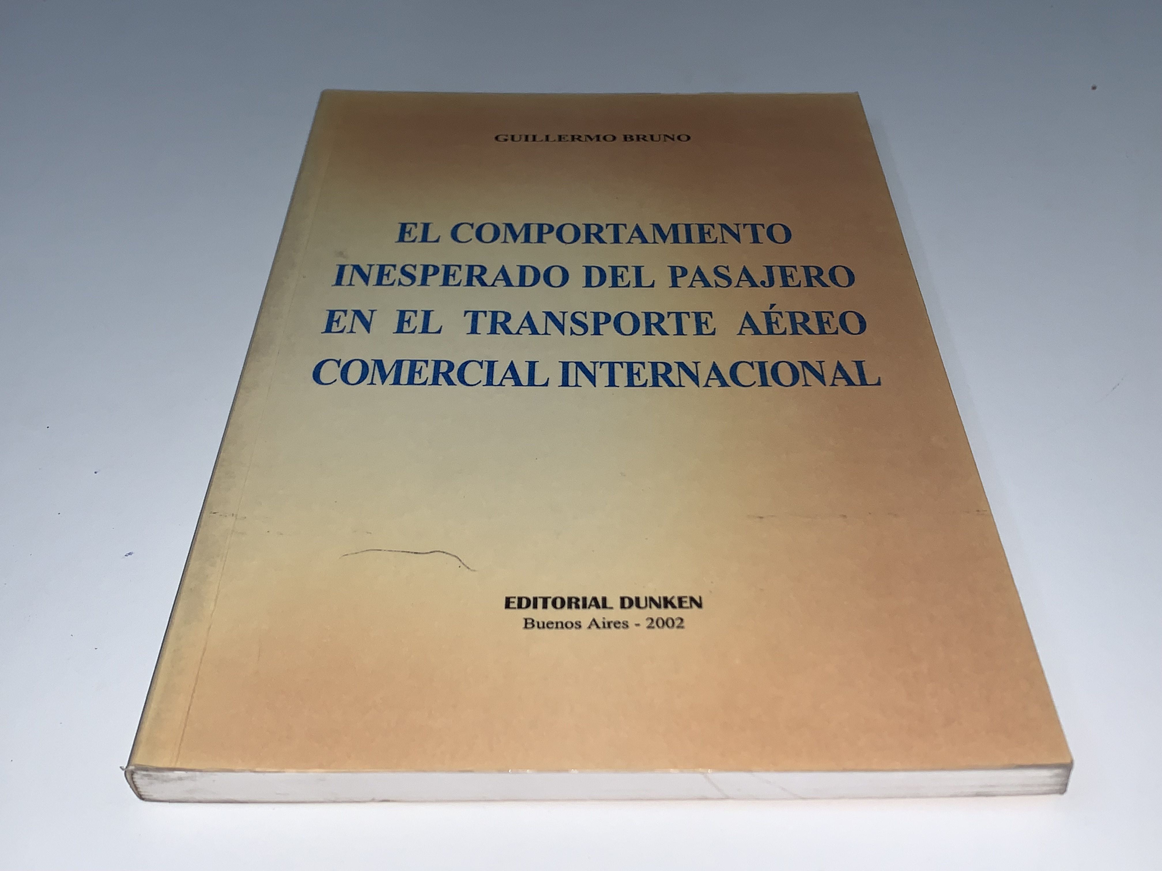 El comportamiento inesperado del pasajero en el transporte aéreo comercial internacional