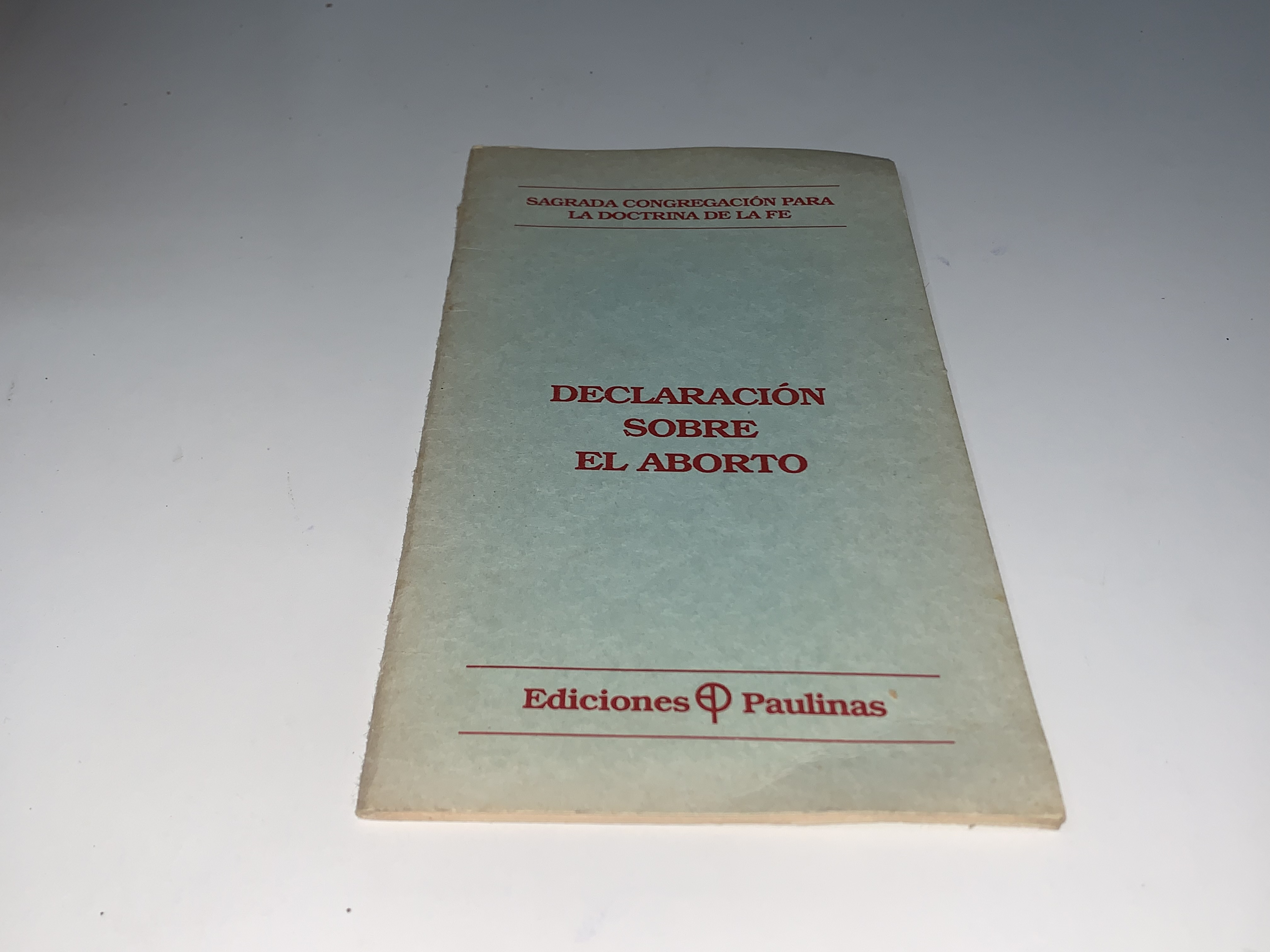 Declaración sobre el aborto