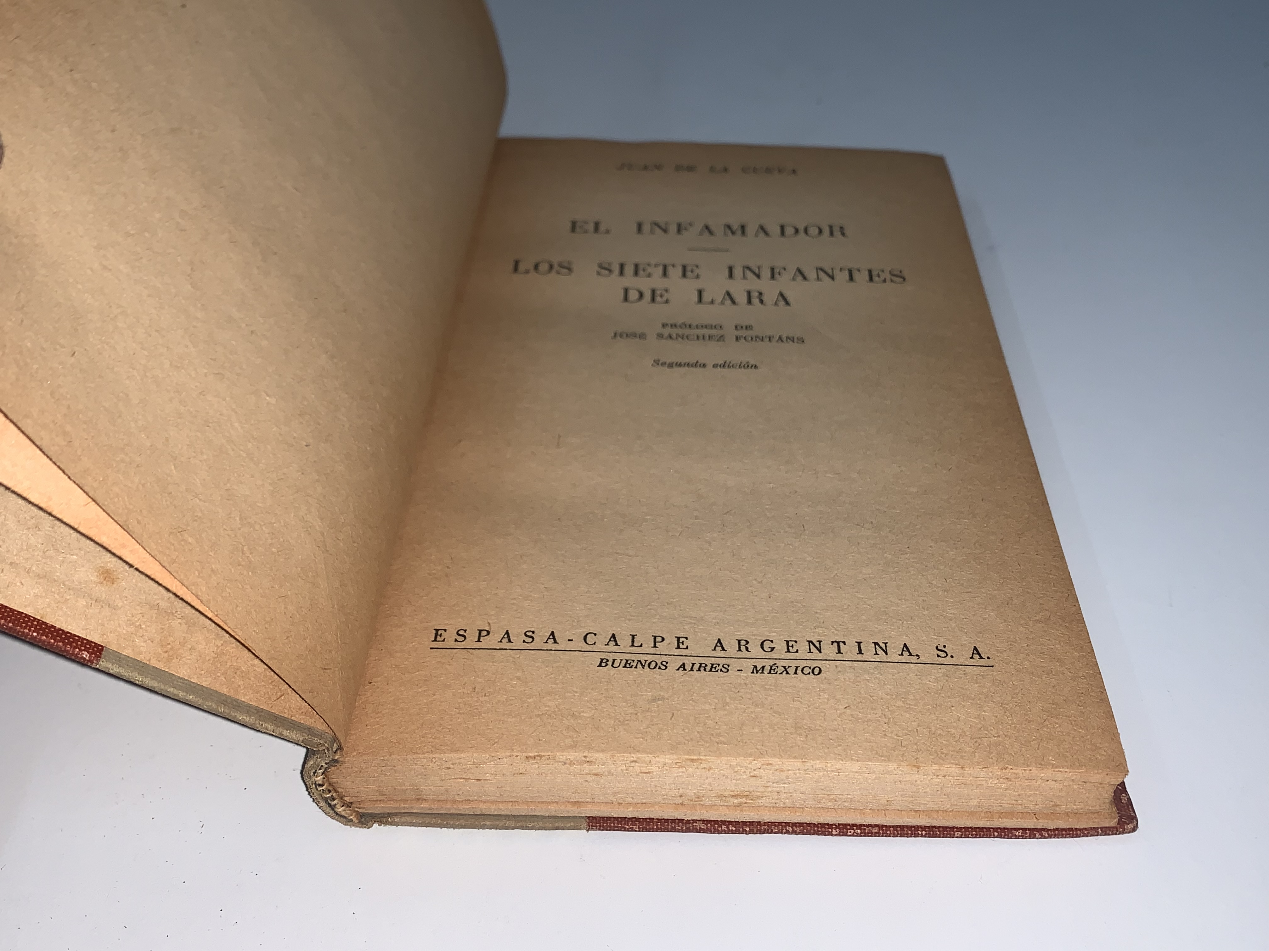 El infamador. Los siete infantes de Lara