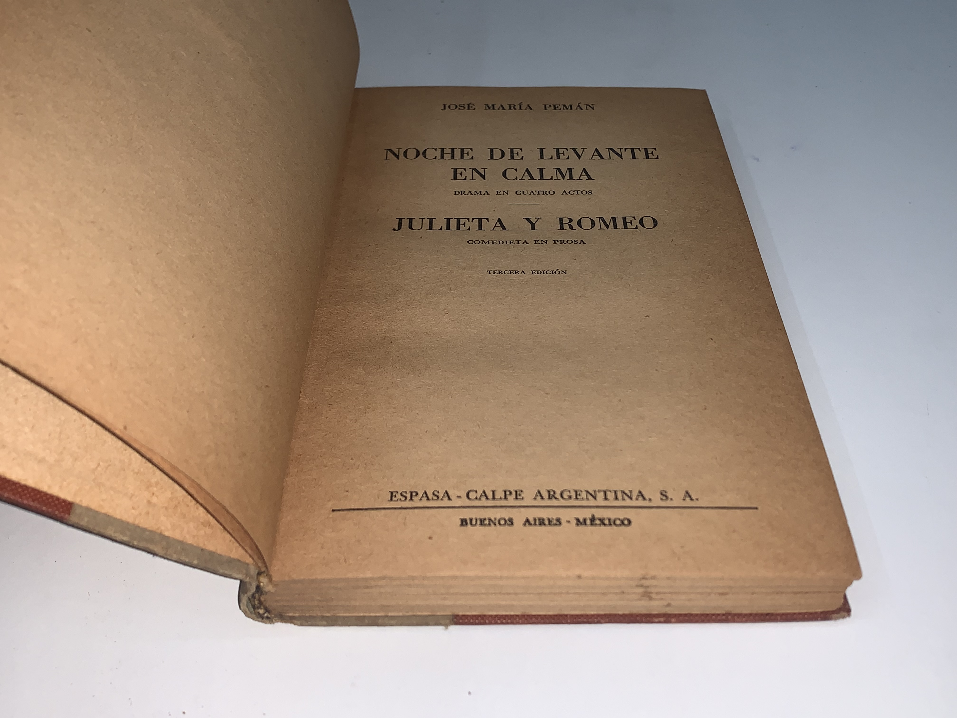 Noche de levante en calma, Julieta y Romeo