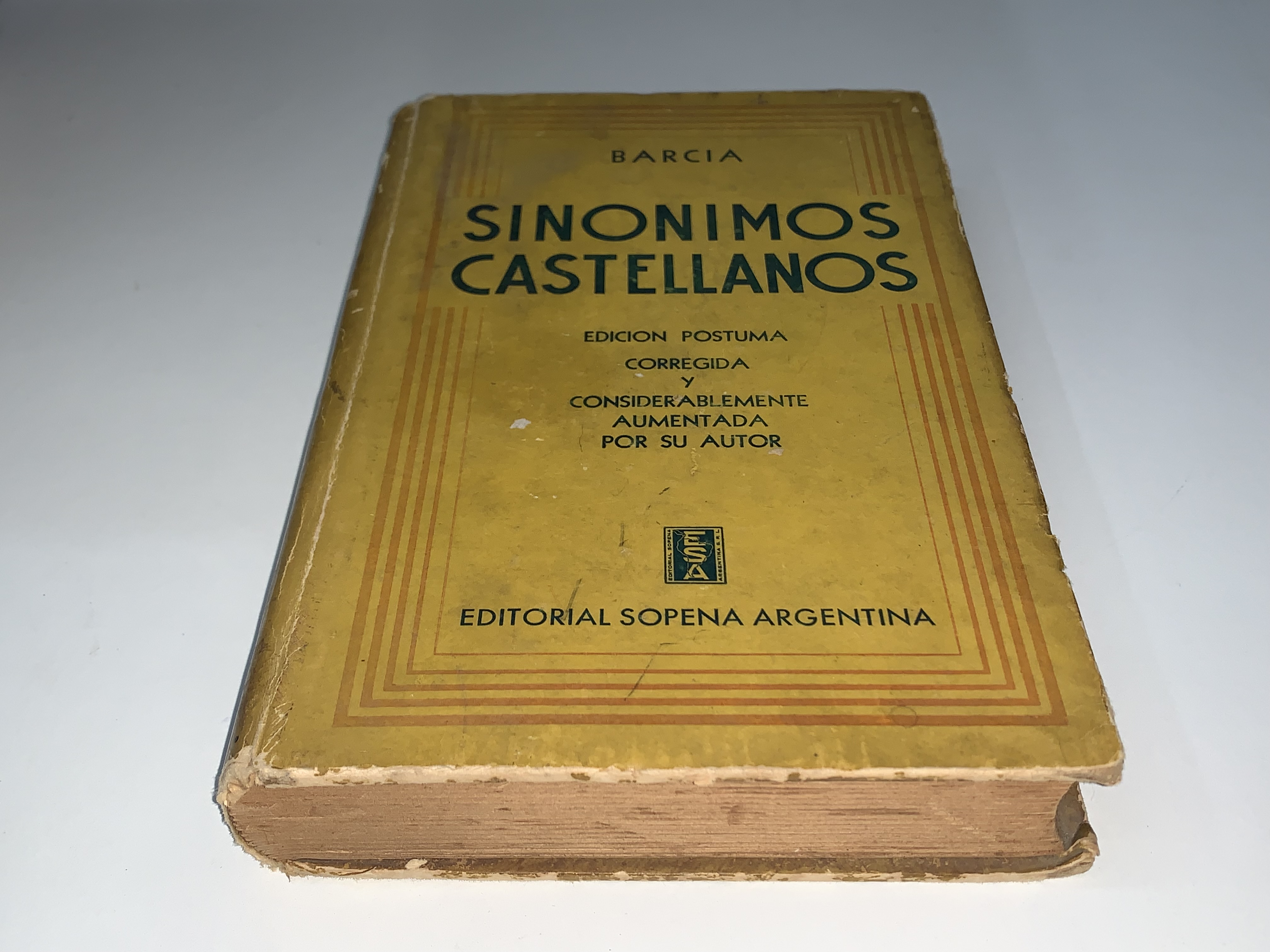 Sinónimos castellanos