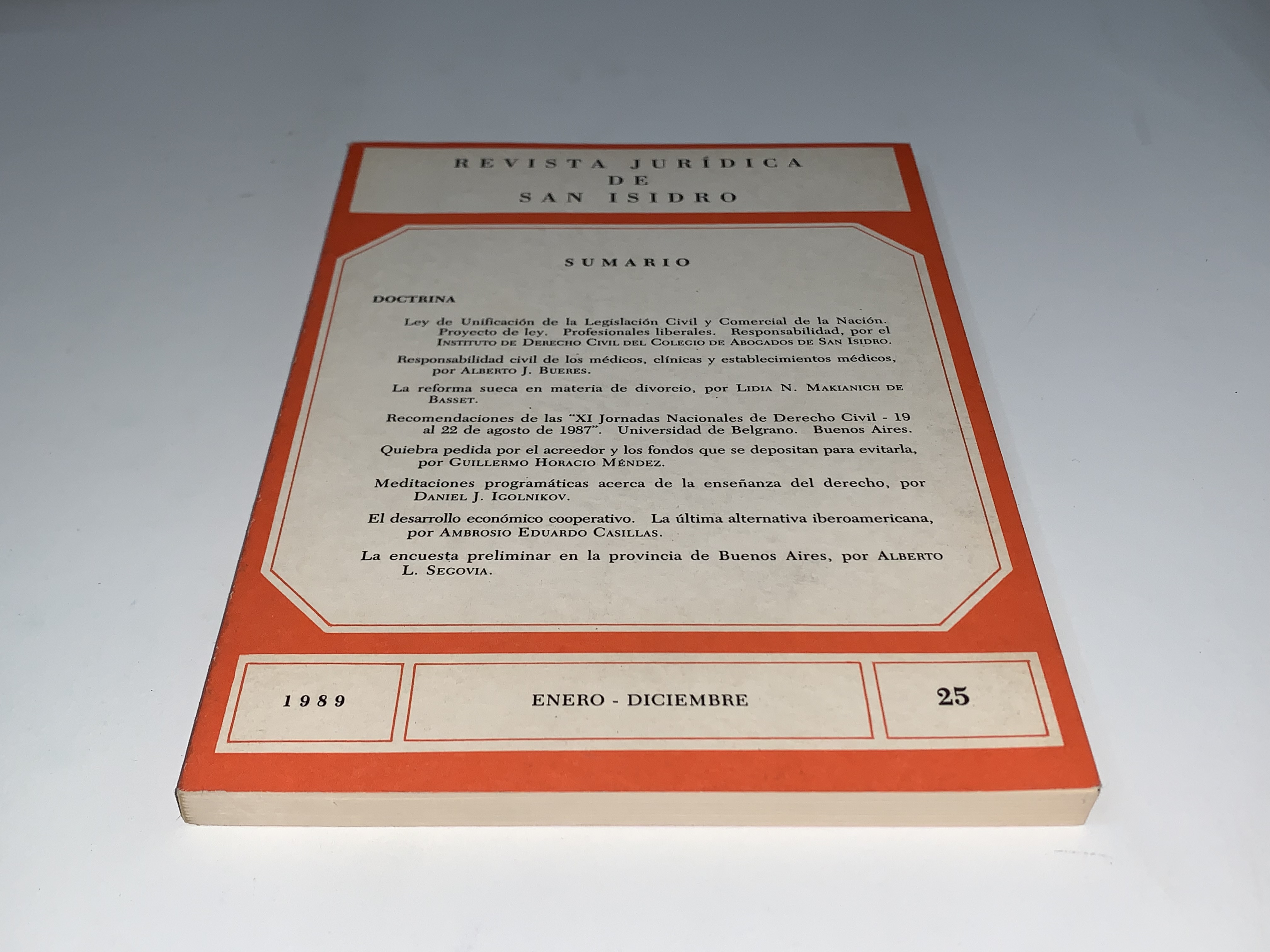 Revista Jurídica de San Isidro