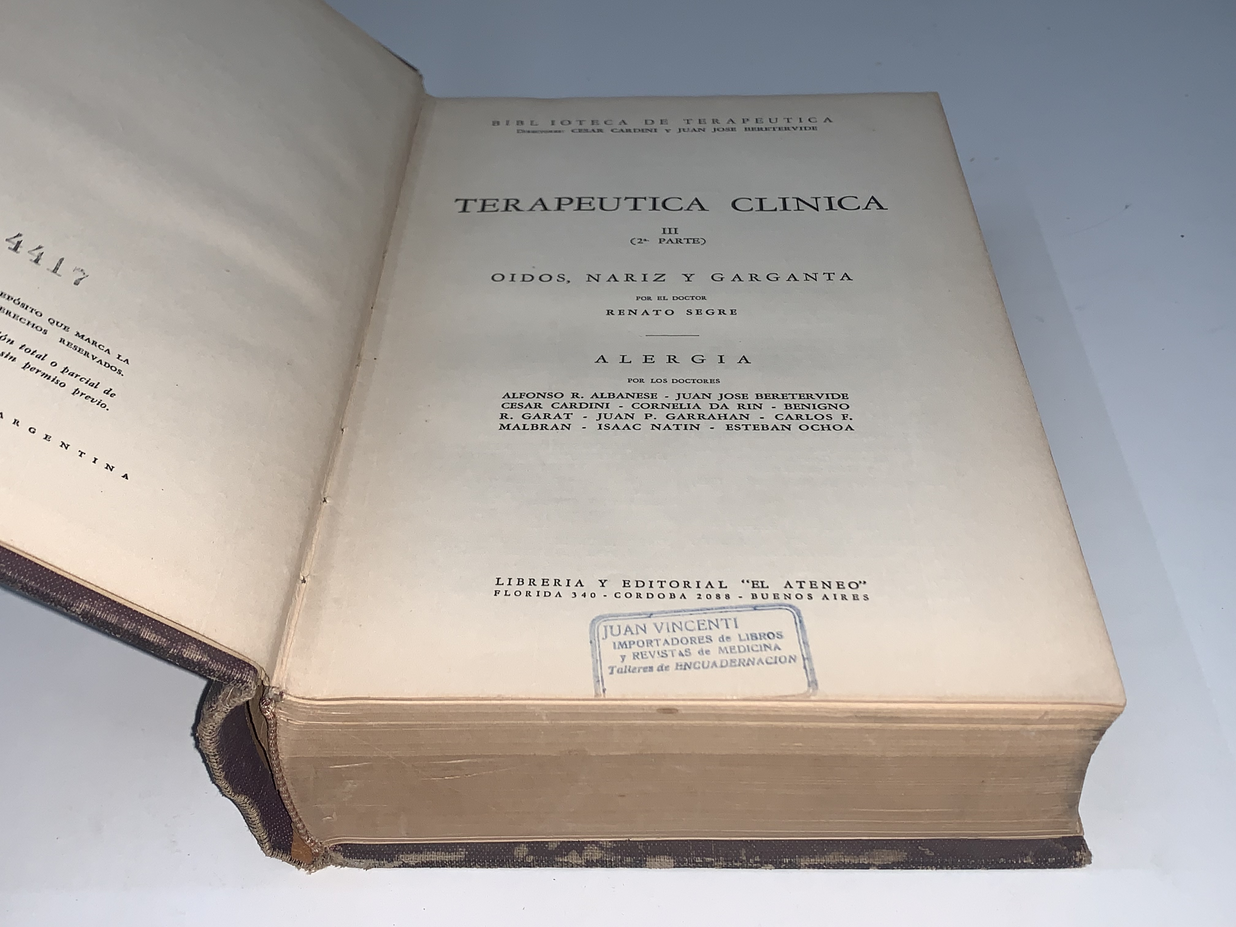 Terapéutica clínica III Oídos, nariz y garganta Alergia