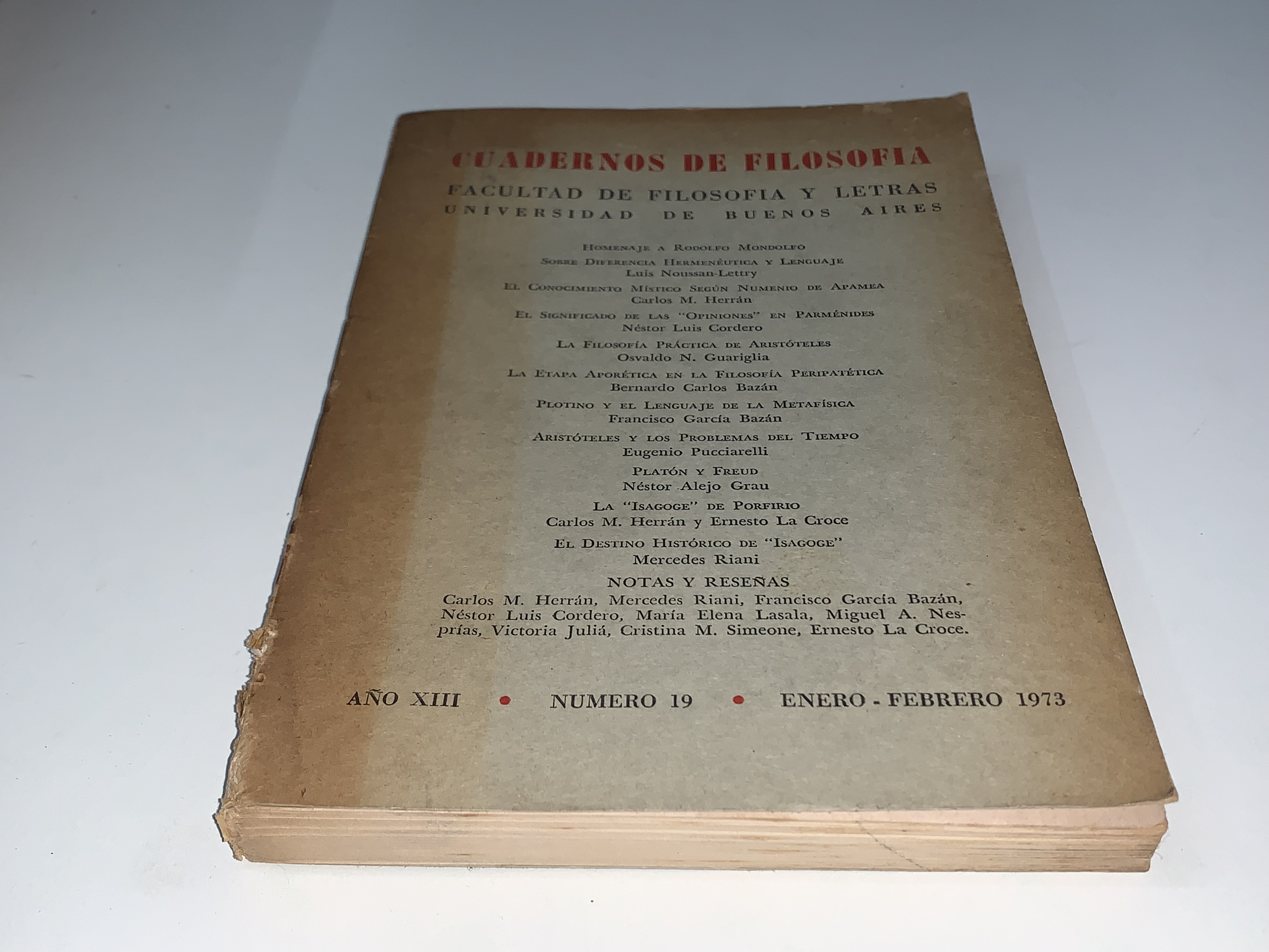 Cuadernos de Filosofía