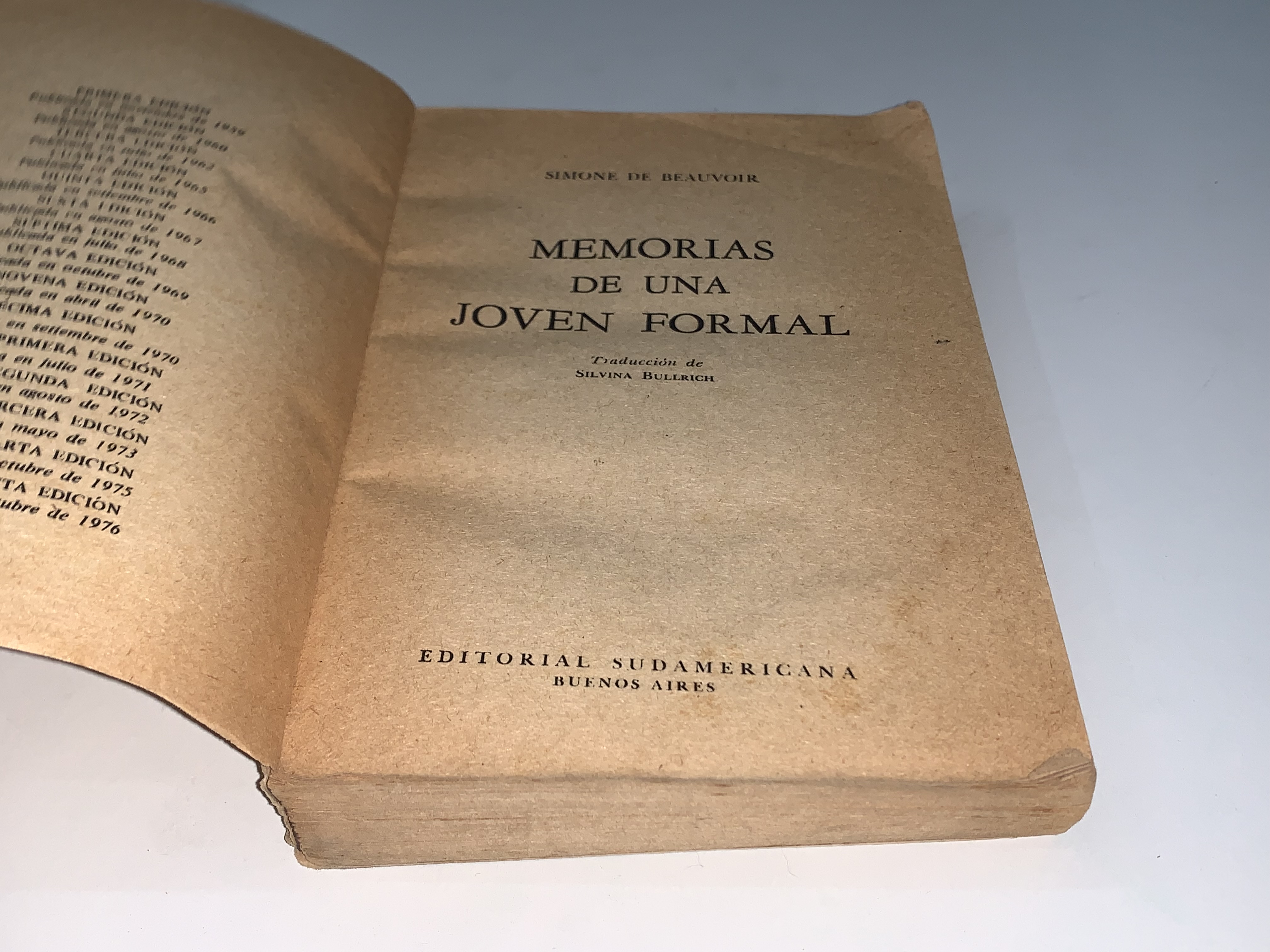 Memorias de una joven formal