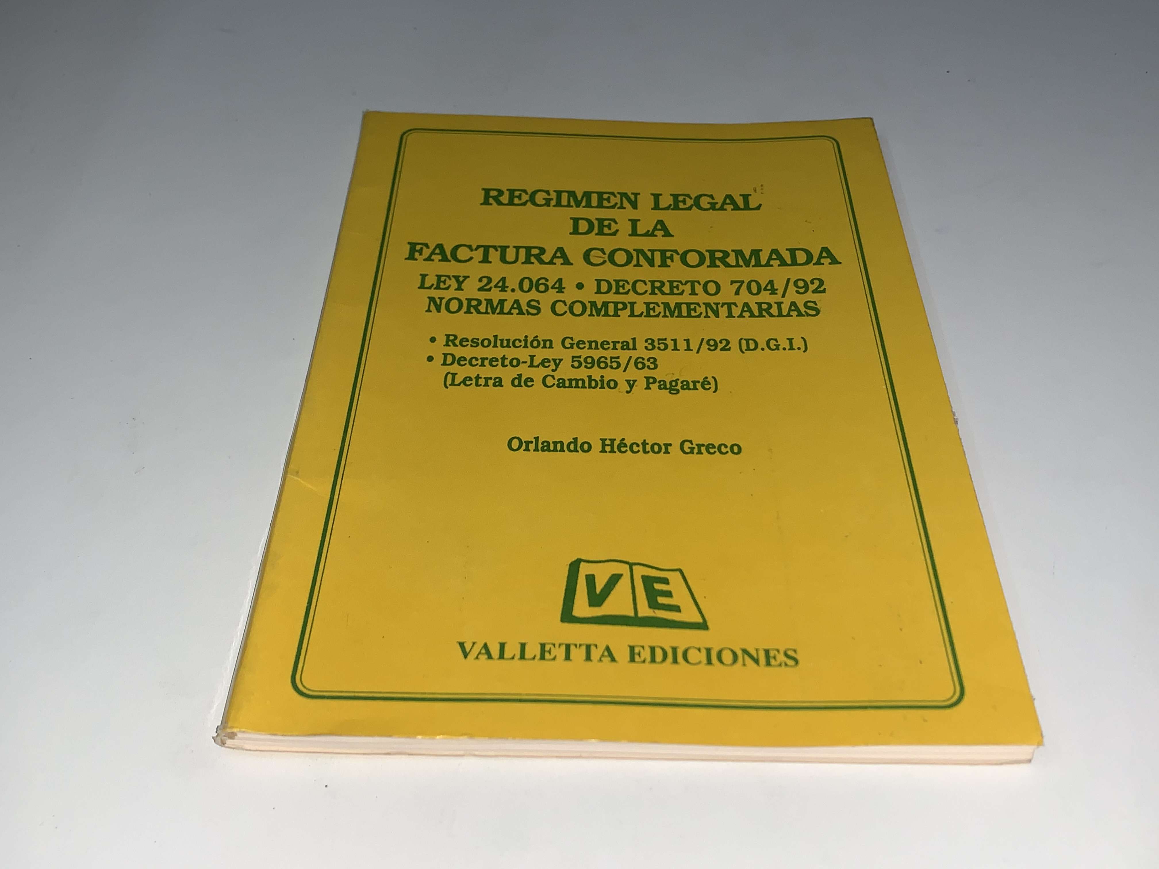 Regimen Legal de la Factura Conformada