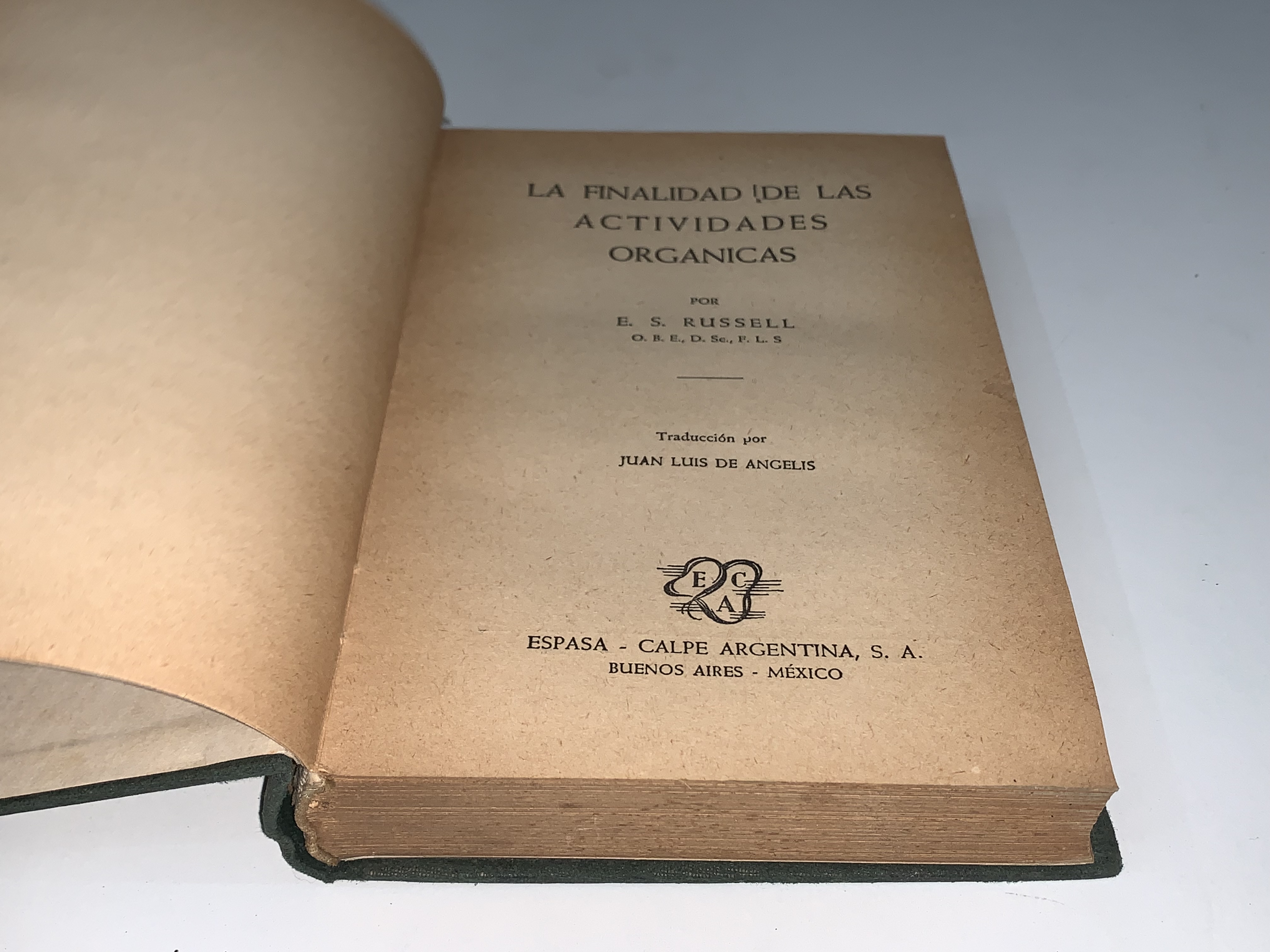 La finalidad de las actividades orgánicas
