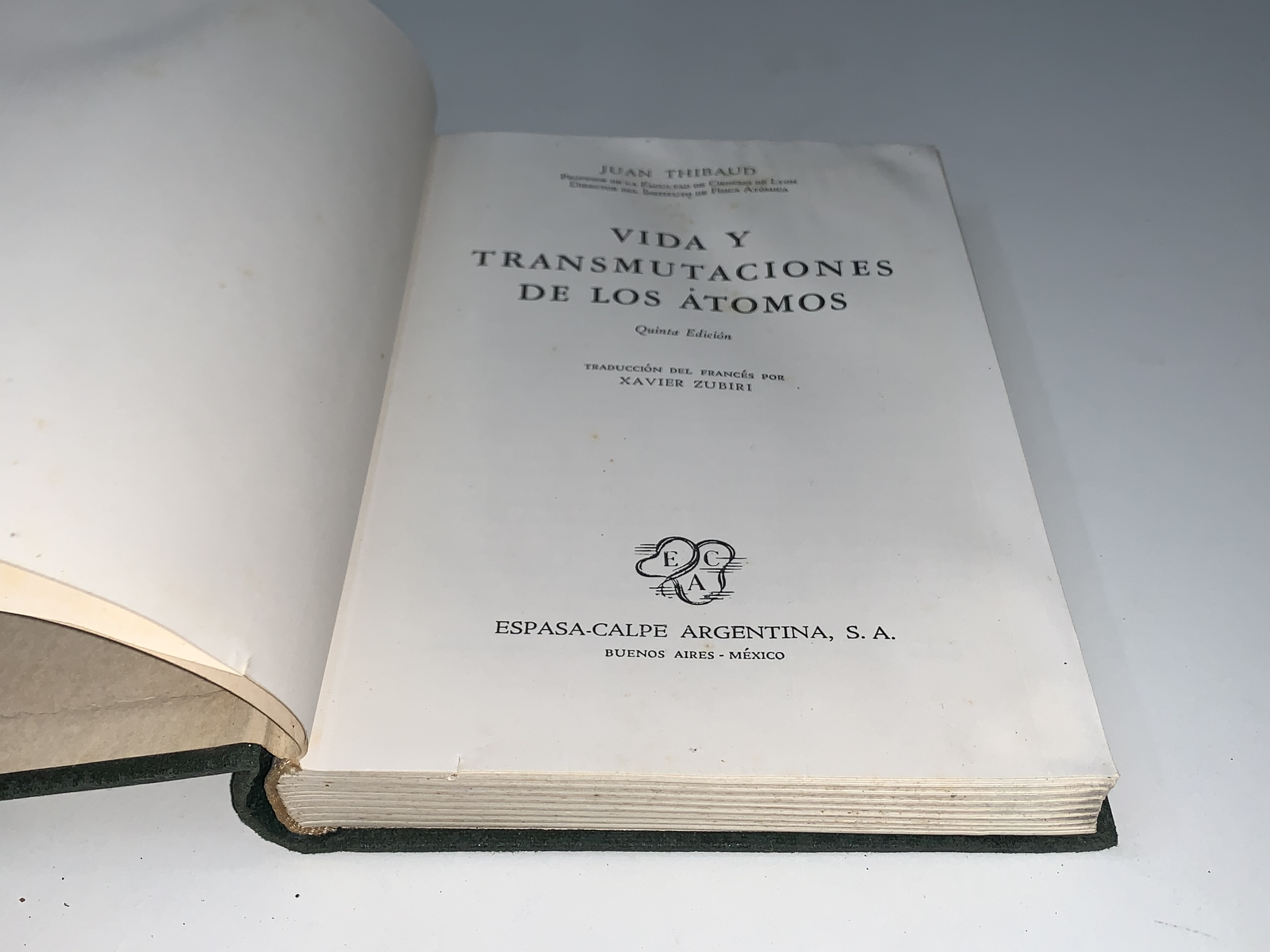 Vida y transmutaciones de los átomos